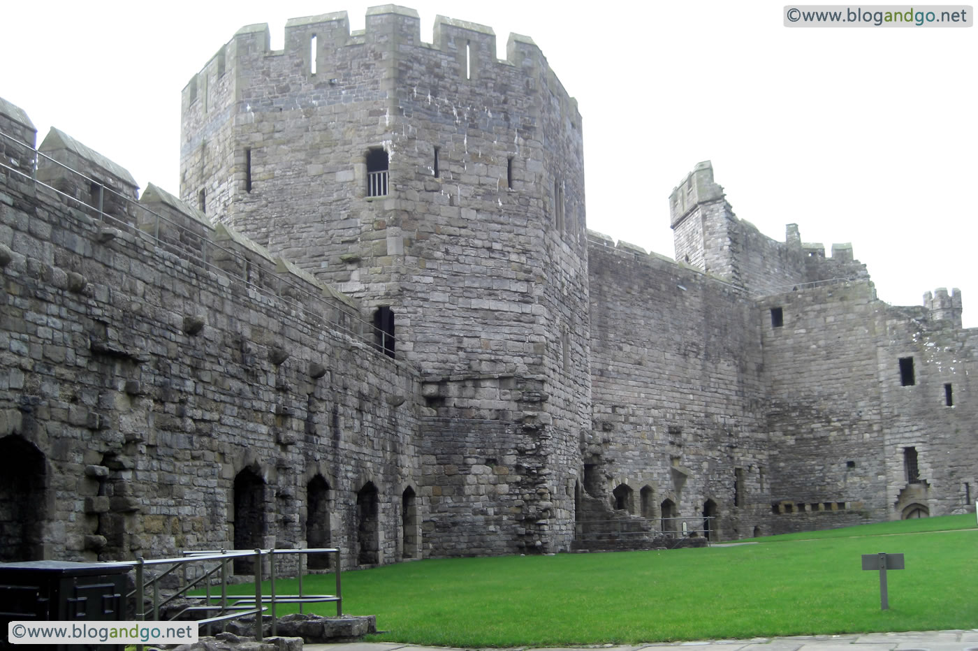 Caernarfon - Inside the castle